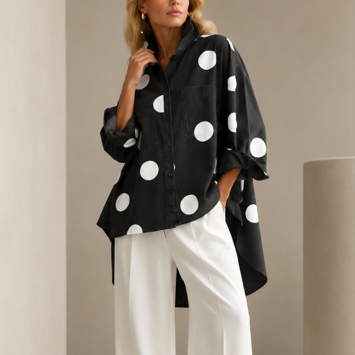 Muriel Polka Dot Blouse