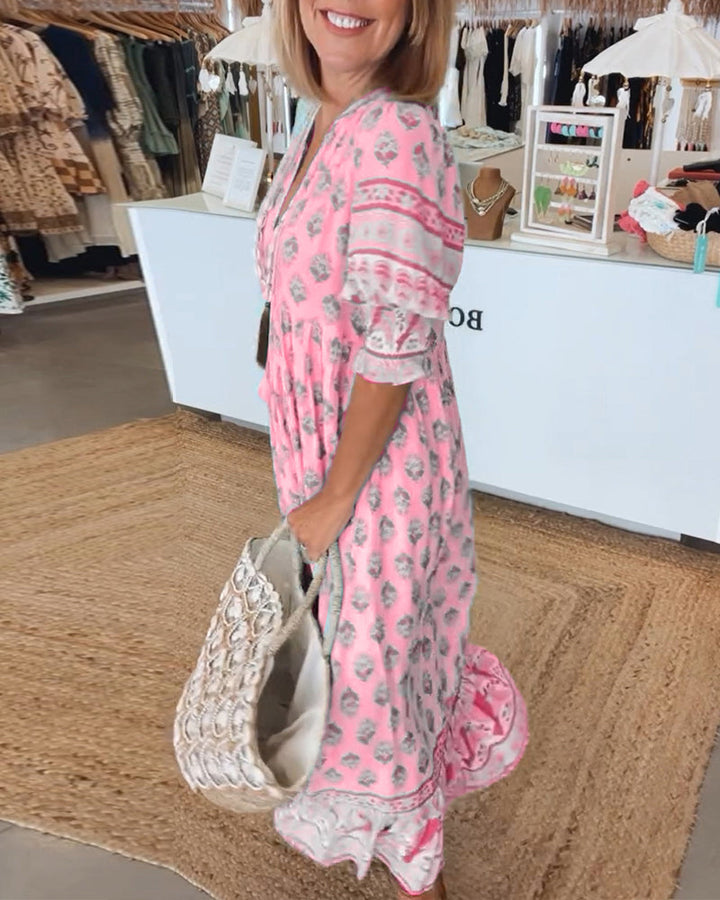 Amara | Flowing Bohemian Dress