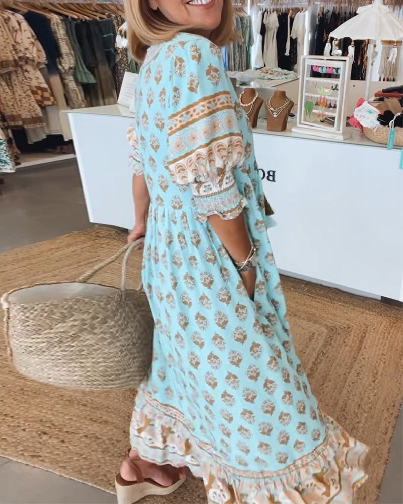 Amara | Flowing Bohemian Dress