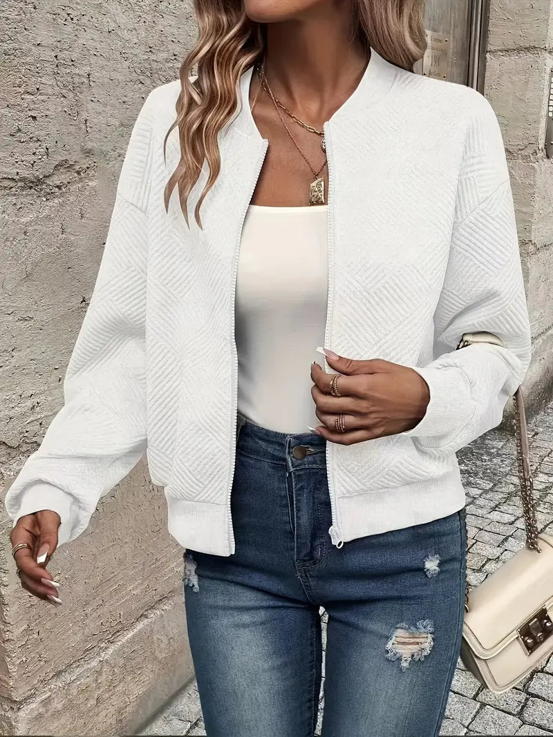 Simple Heat | Stylish Jacket with Zipper