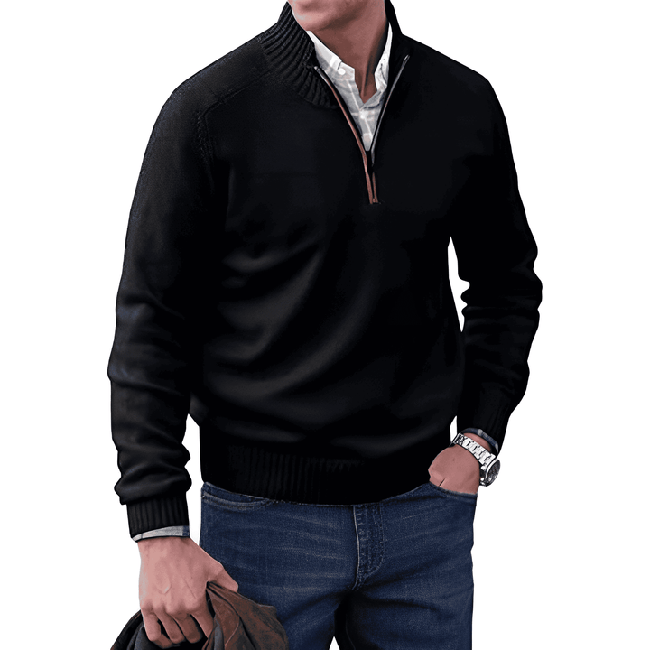 BROOKS | ZIP COLLAR PULLOVER