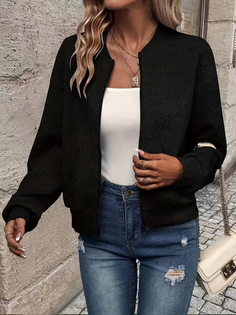 Simple Heat | Stylish Jacket with Zipper