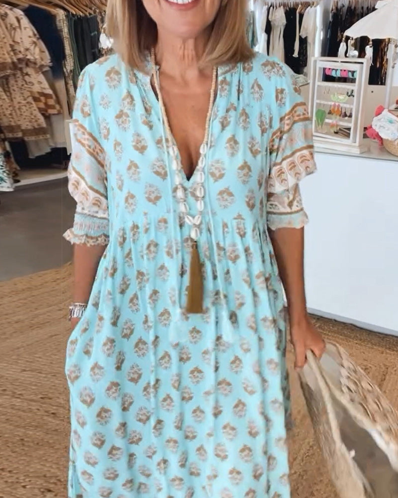 Amara | Flowing Bohemian Dress