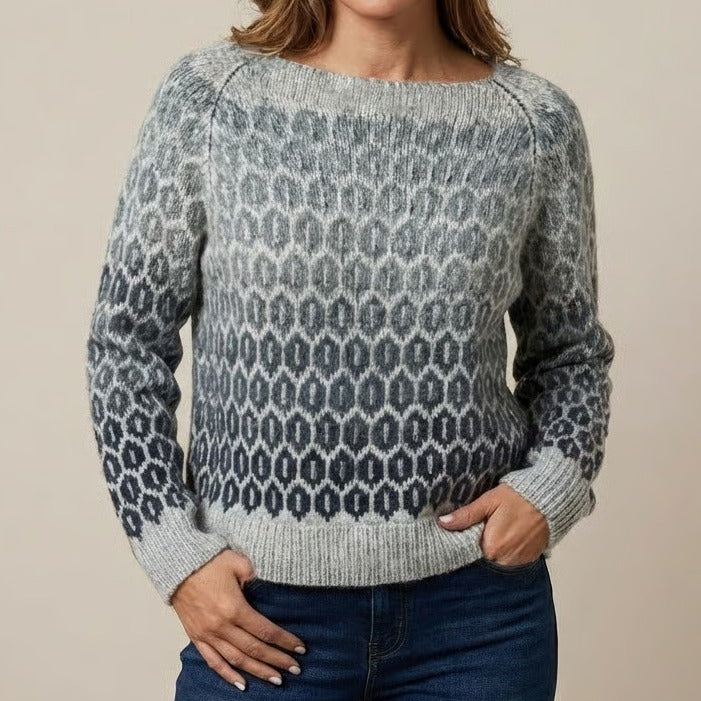 Alexis | Retro Scandinavian knitted sweater