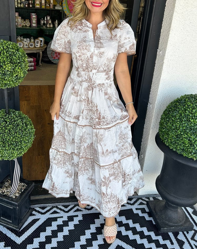 Alessandra | Classic Toile Maxi