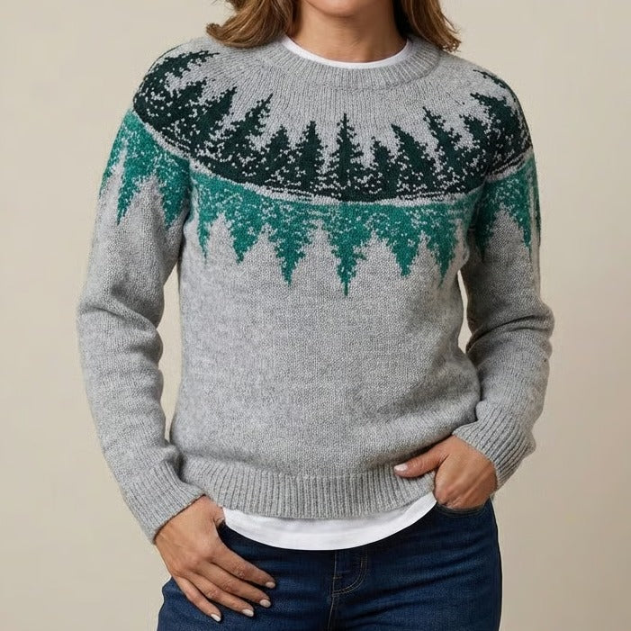 Allison | Retro Scandinavian knitted sweater