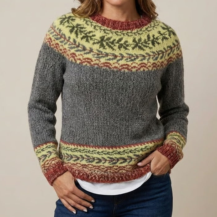 Amber | Retro Scandinavian knitted sweater