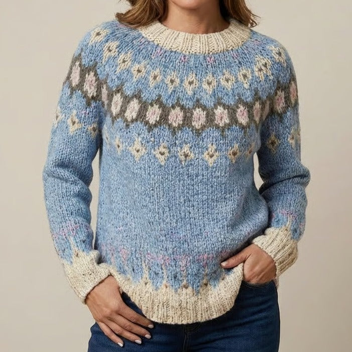 Brooke | Retro Scandinavian knitted sweater