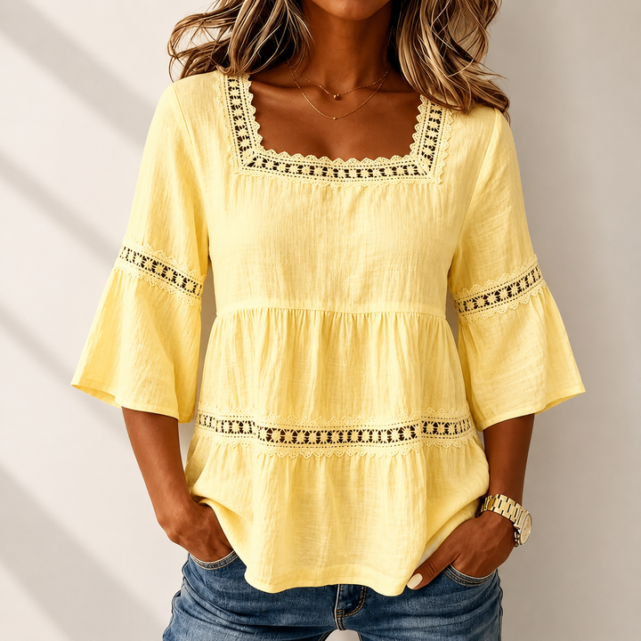 Daisy™ Square Neck Blouse