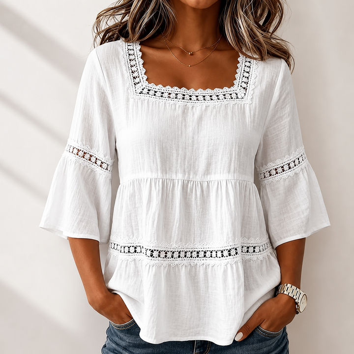 Daisy™ Square Neck Blouse