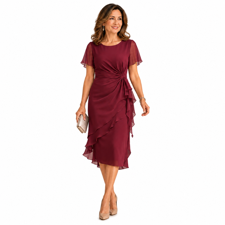 Seraphina™ | Graceful Ruched Occasion Dress