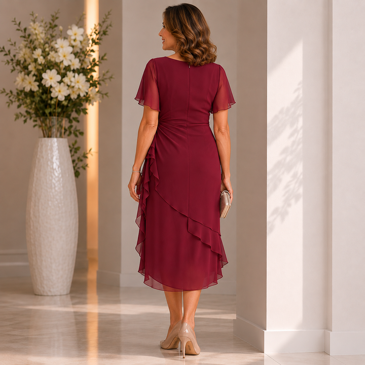 Seraphina™ | Graceful Ruched Occasion Dress
