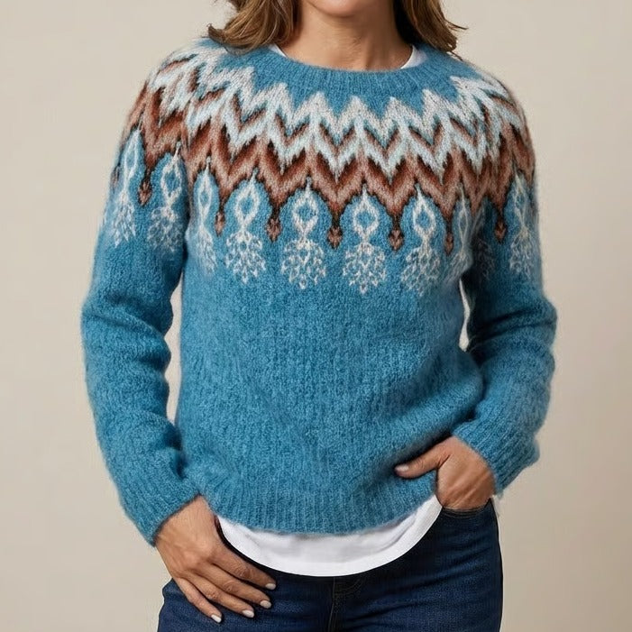 Chloe | Retro Scandinavian knitted sweater