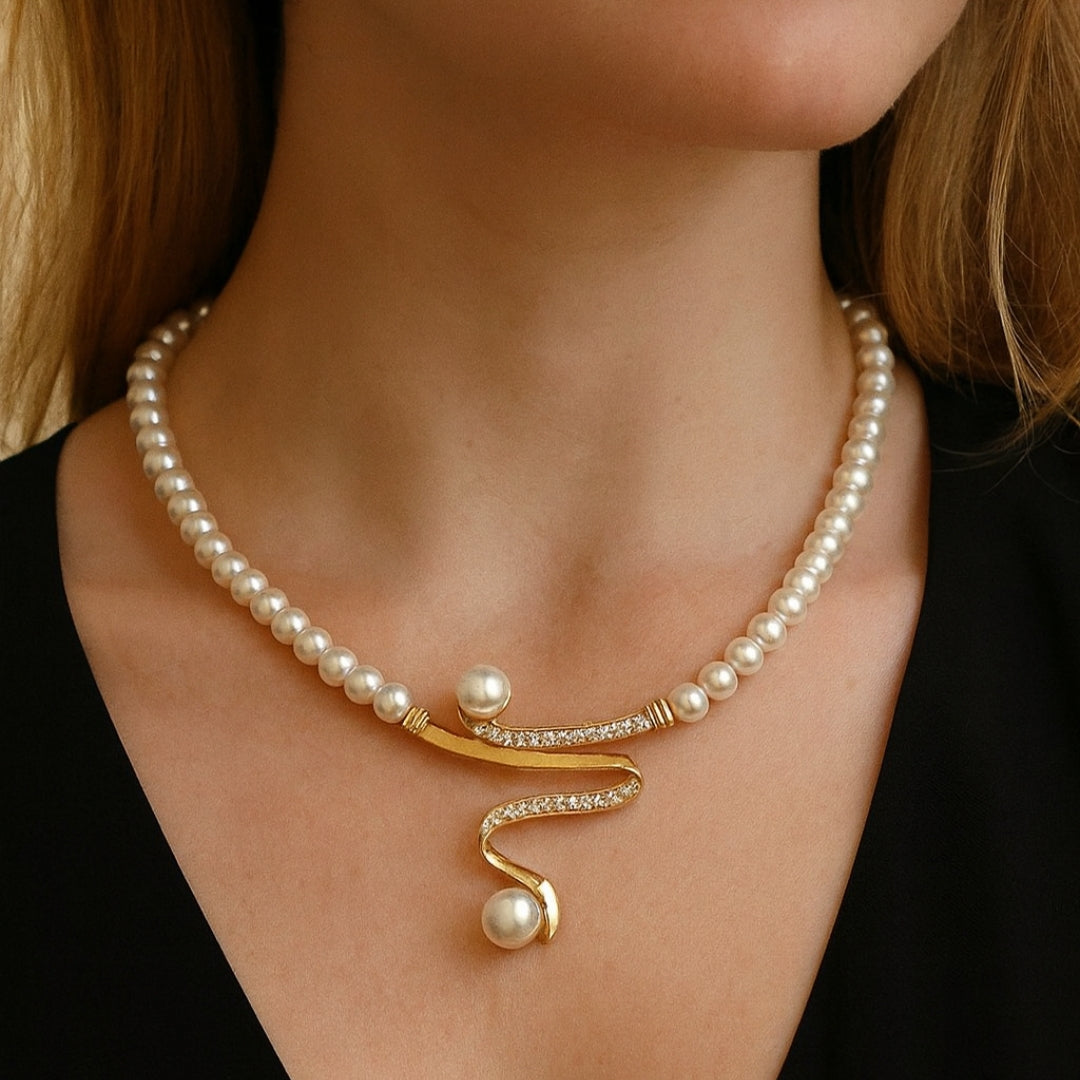 Classic Luminous Necklace &amp; Earring Set