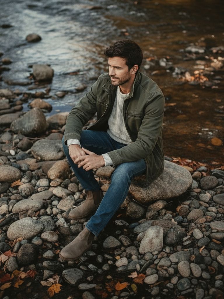 Vintage Olive Field Jacket
