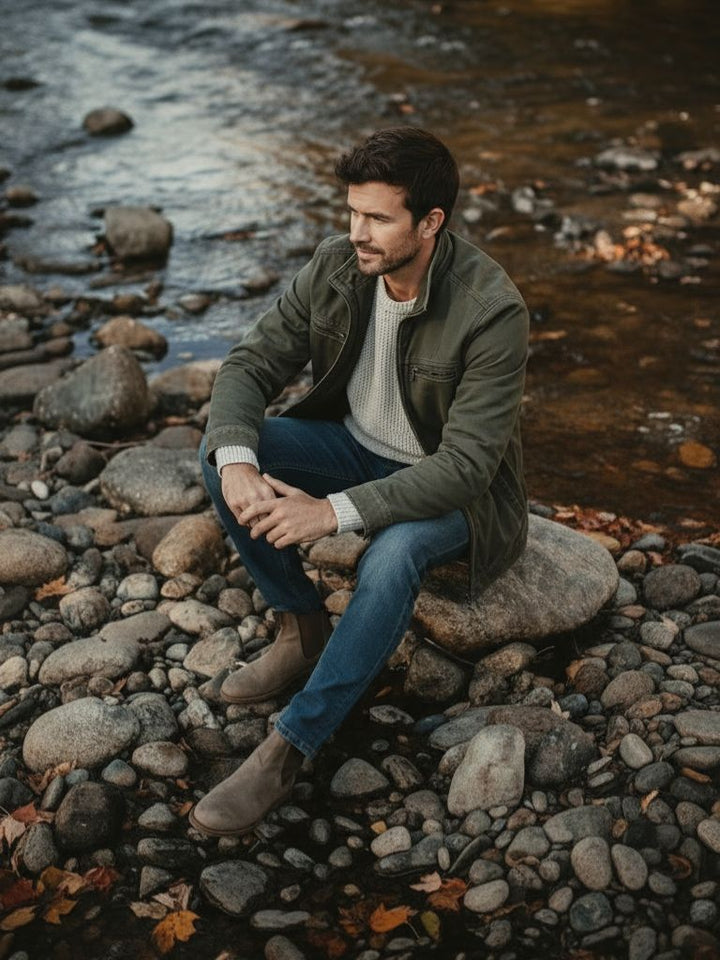 Vintage Olive Field Jacket