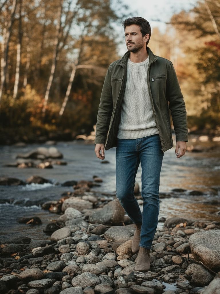 Vintage Olive Field Jacket