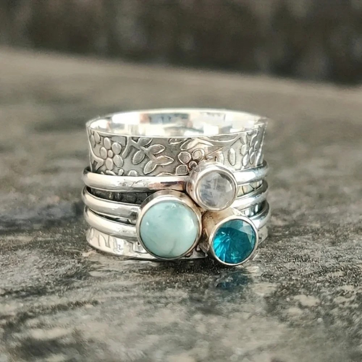 Azure Stone Vintage Ring