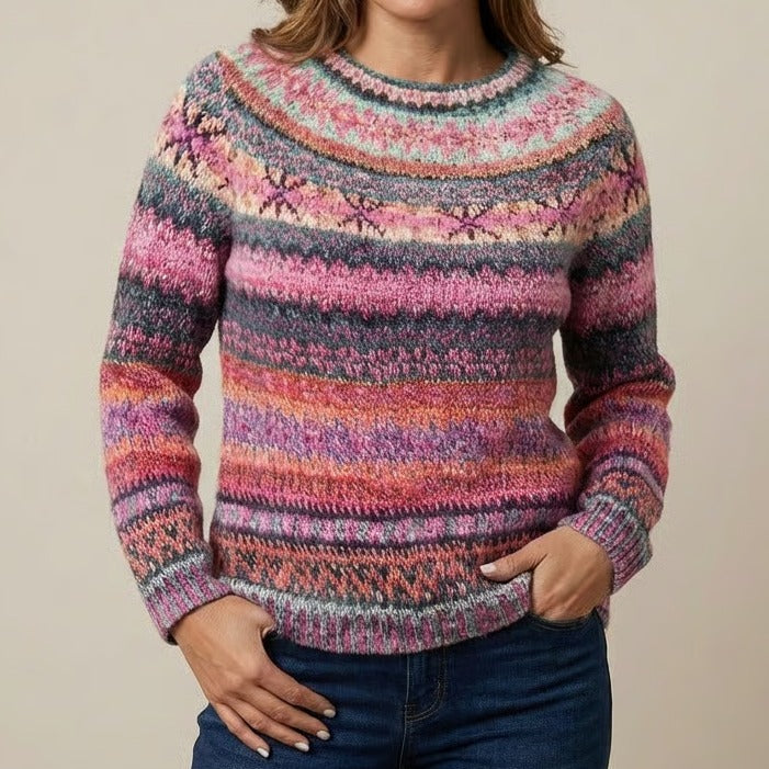 Emma | Retro Scandinavian knitted sweater