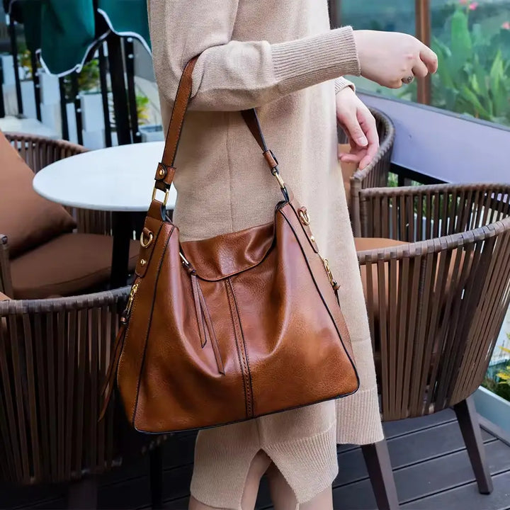 Cairo | Luxury Hobo Anti-Theft Handbag + FREE Pouch Wallet