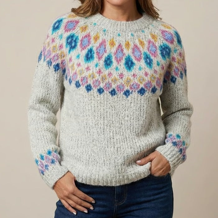 Hailey | Retro Scandinavian knitted sweater
