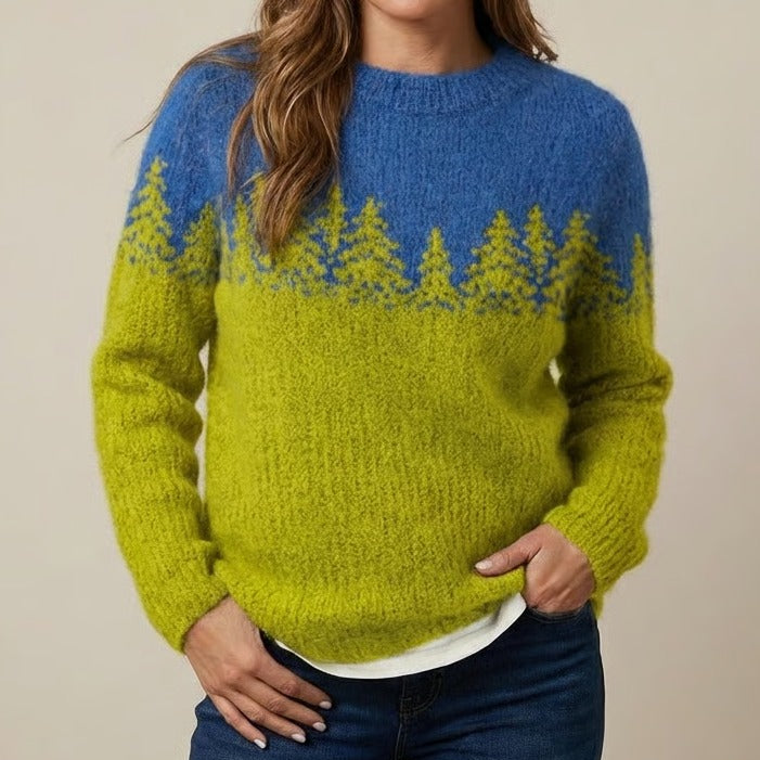 Jenna | Retro Scandinavian knitted sweater