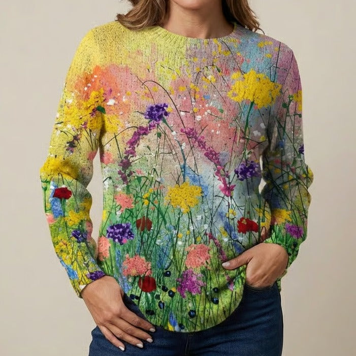 Jessica | Retro Scandinavian knitted sweater