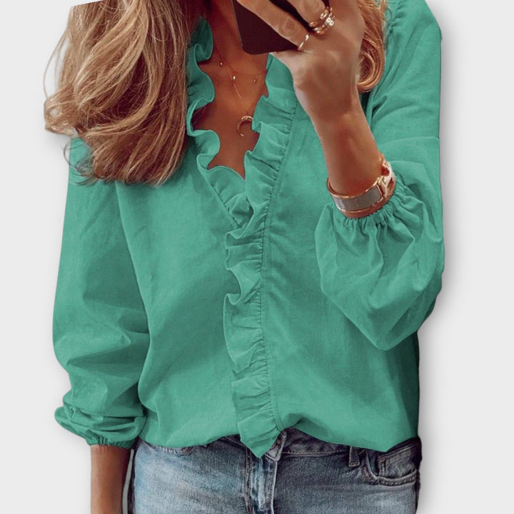 Elara | Elegant Summer Breeze Blouse