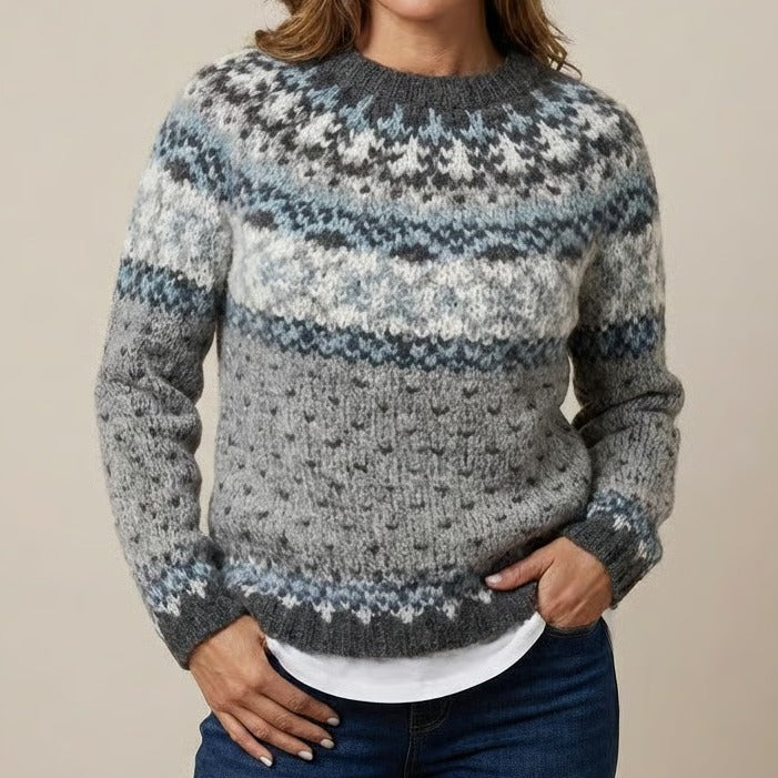 Kimberley | Retro Scandinavian knitted sweater