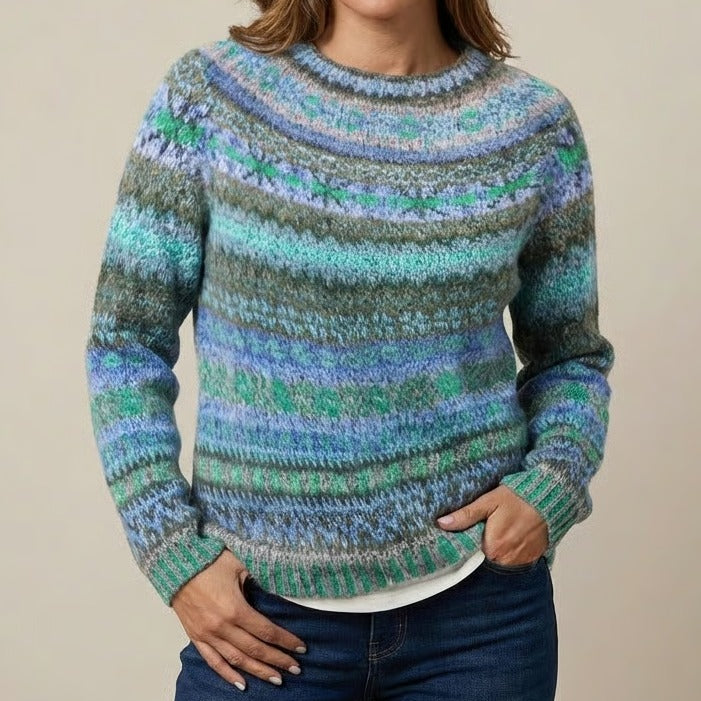 Lily | Retro Scandinavian knitted sweater