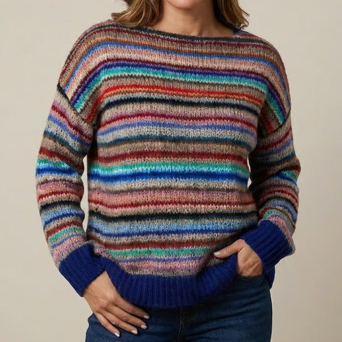 Megan | Retro Scandinavian knitted sweater