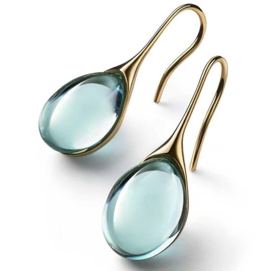 Crystal Teardrop Earrings