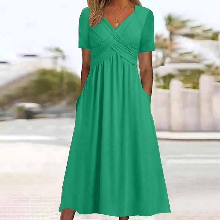 ISADORA | FLATTERING A-LINE MIDI DRESS