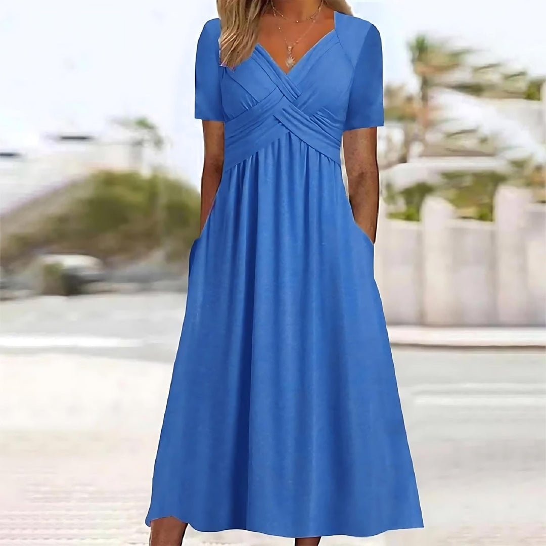 ISADORA | FLATTERING A-LINE MIDI DRESS