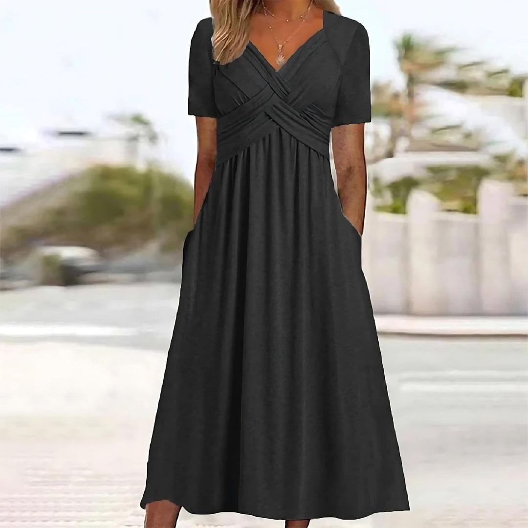 ISADORA | FLATTERING A-LINE MIDI DRESS