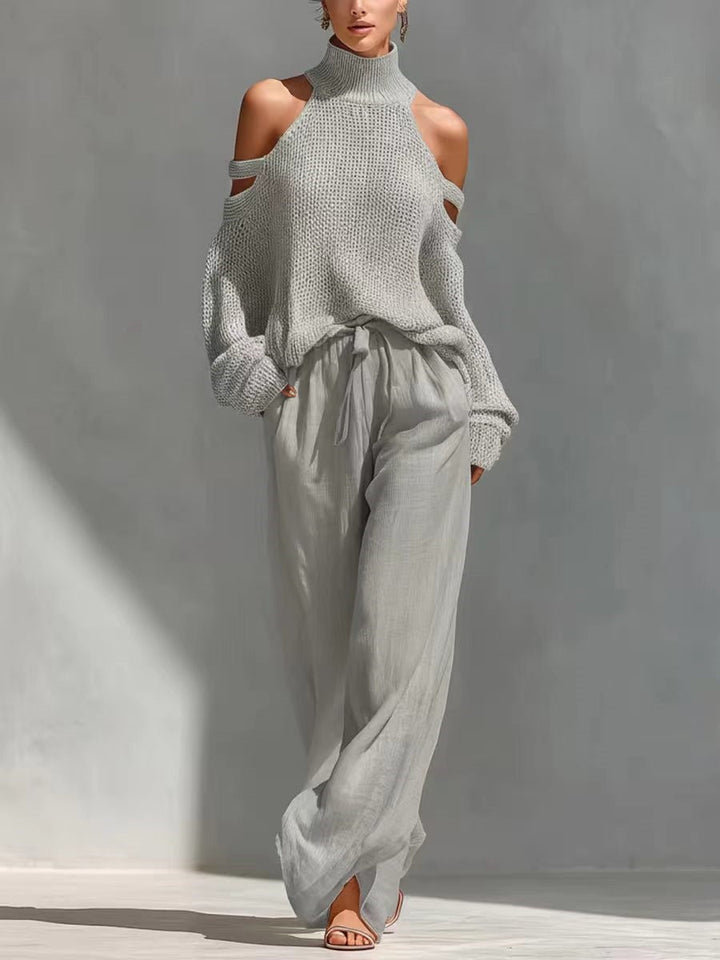Sienna™ | Knit Top &amp; Relaxed Trouser Set