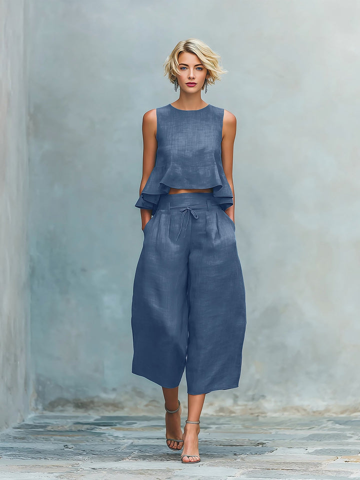 Vivienne™ | Ruffle Hem Two-Piece Set