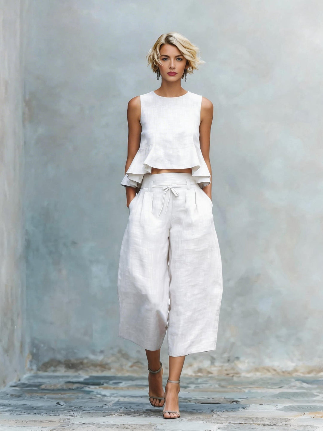 Vivienne™ | Ruffle Hem Two-Piece Set