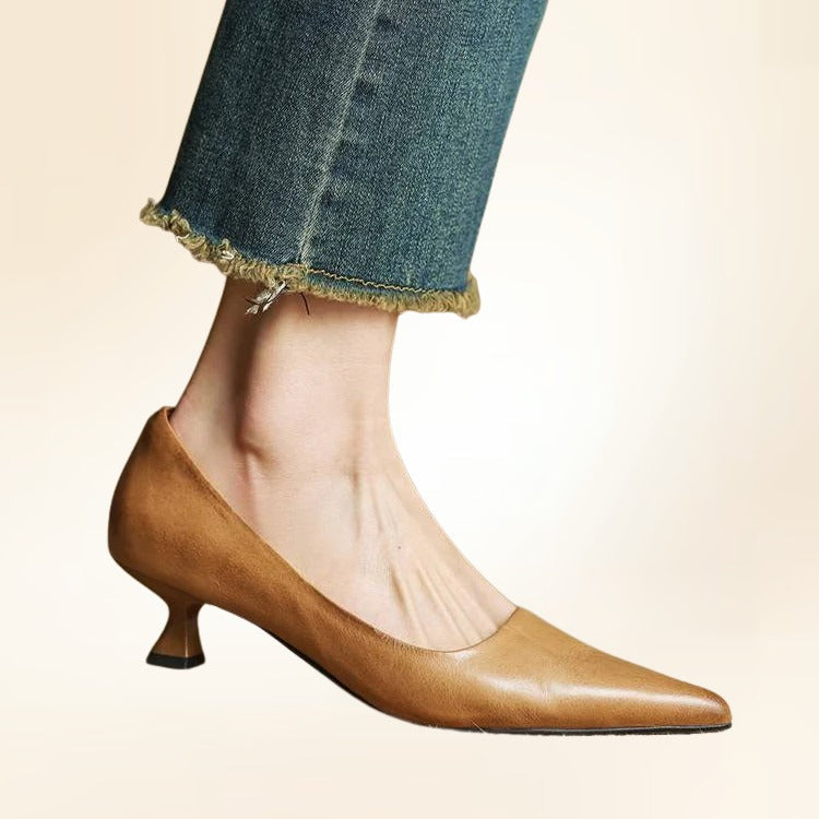 Elara Pointed-Toe Heels for Effortless Everyday Elegance