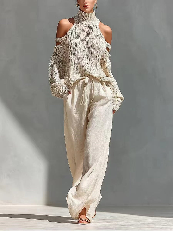 Sienna™ | Knit Top &amp; Relaxed Trouser Set