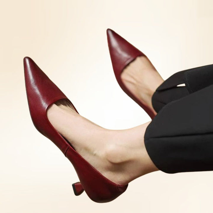 Elara Pointed-Toe Heels for Effortless Everyday Elegance