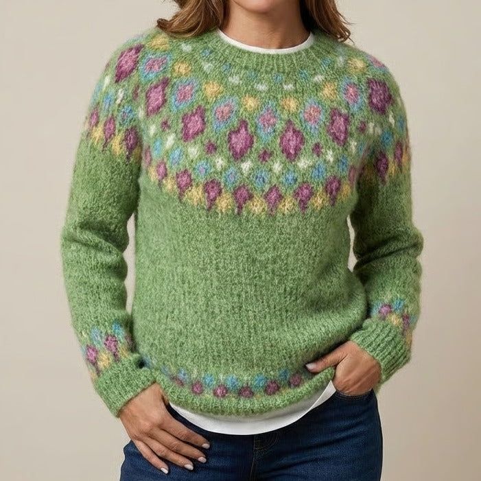 Rebecca | Retro Scandinavian knitted sweater