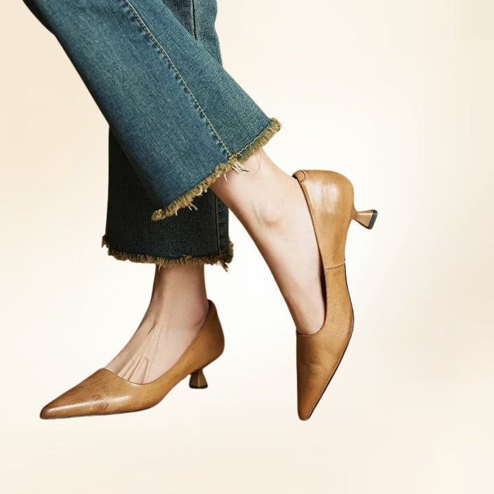 Elara Pointed-Toe Heels for Effortless Everyday Elegance