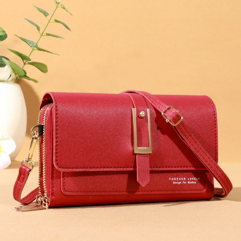 Hong Kong | Elegant crossbody shoulder bag - Stylish mobile phone and card holder