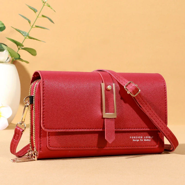 Hong Kong | Elegant crossbody shoulder bag - Stylish mobile phone and card holder