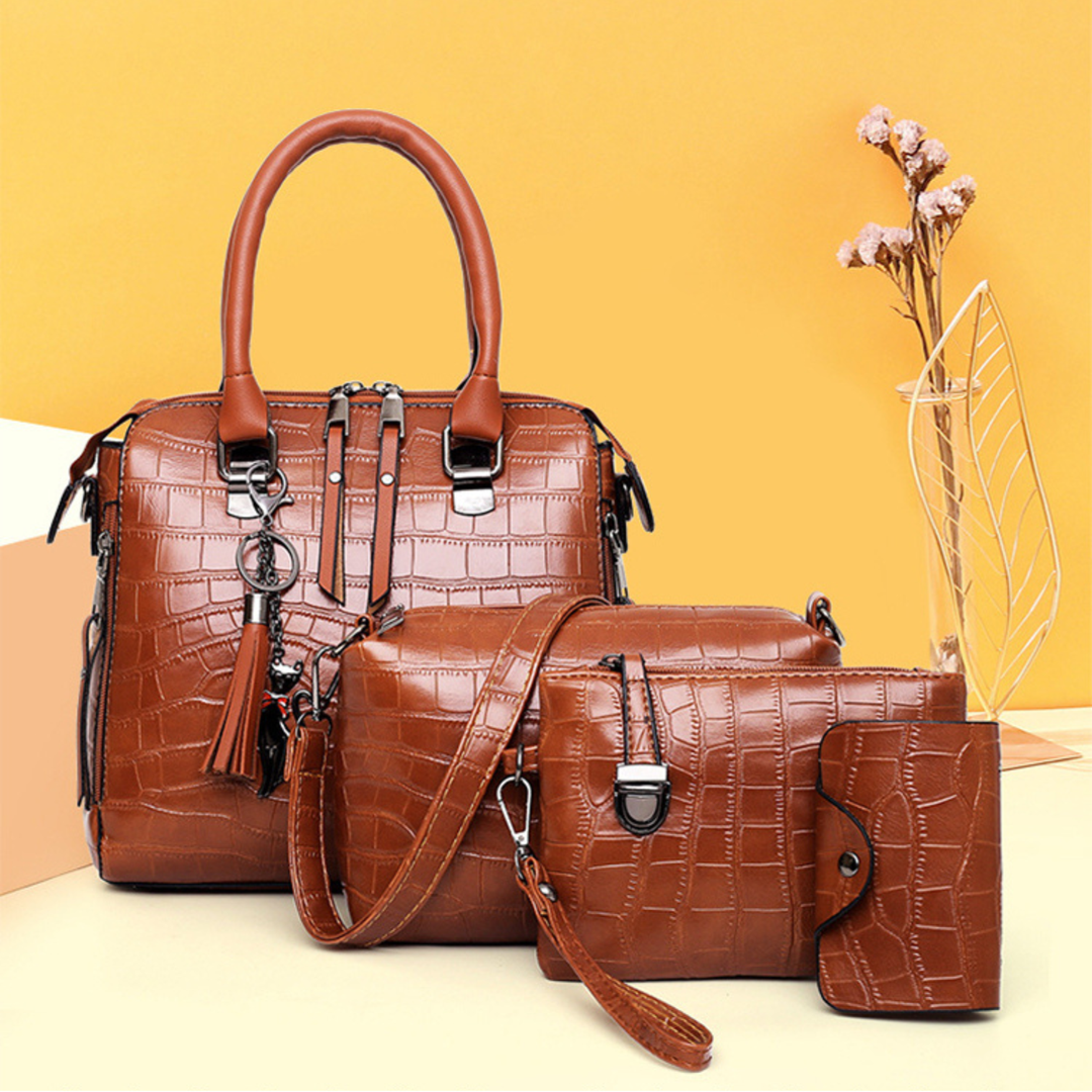 Toronto | Everyday 4-Piece Leather Bag Set