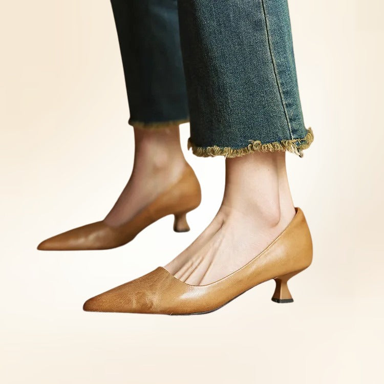 Elara Pointed-Toe Heels for Effortless Everyday Elegance