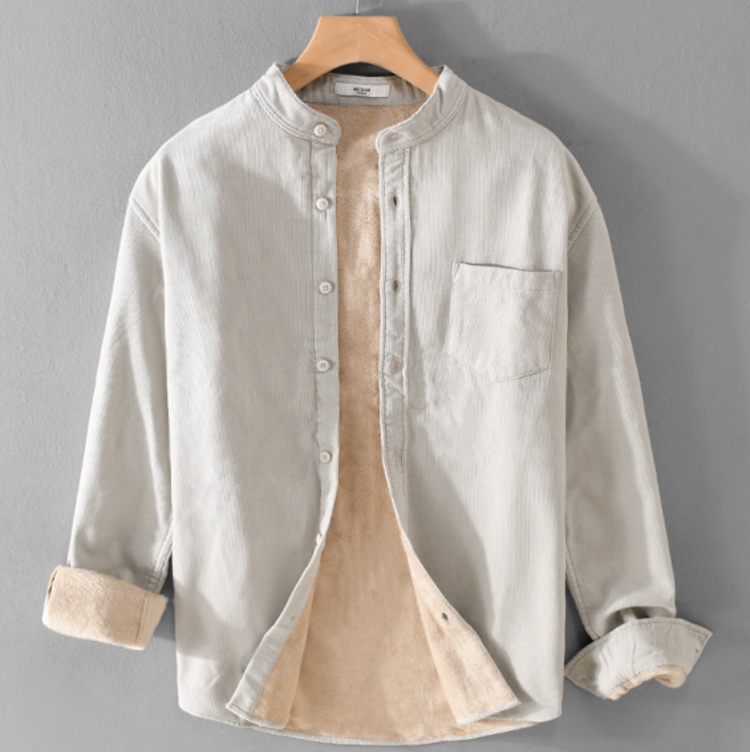 Warm Fleece Textured Shirt