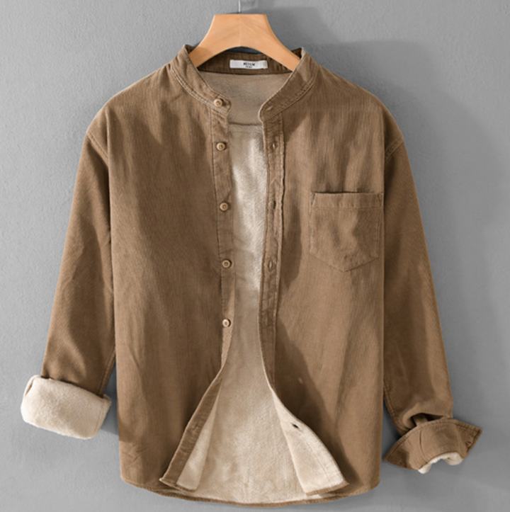 Warm Fleece Textured Shirt