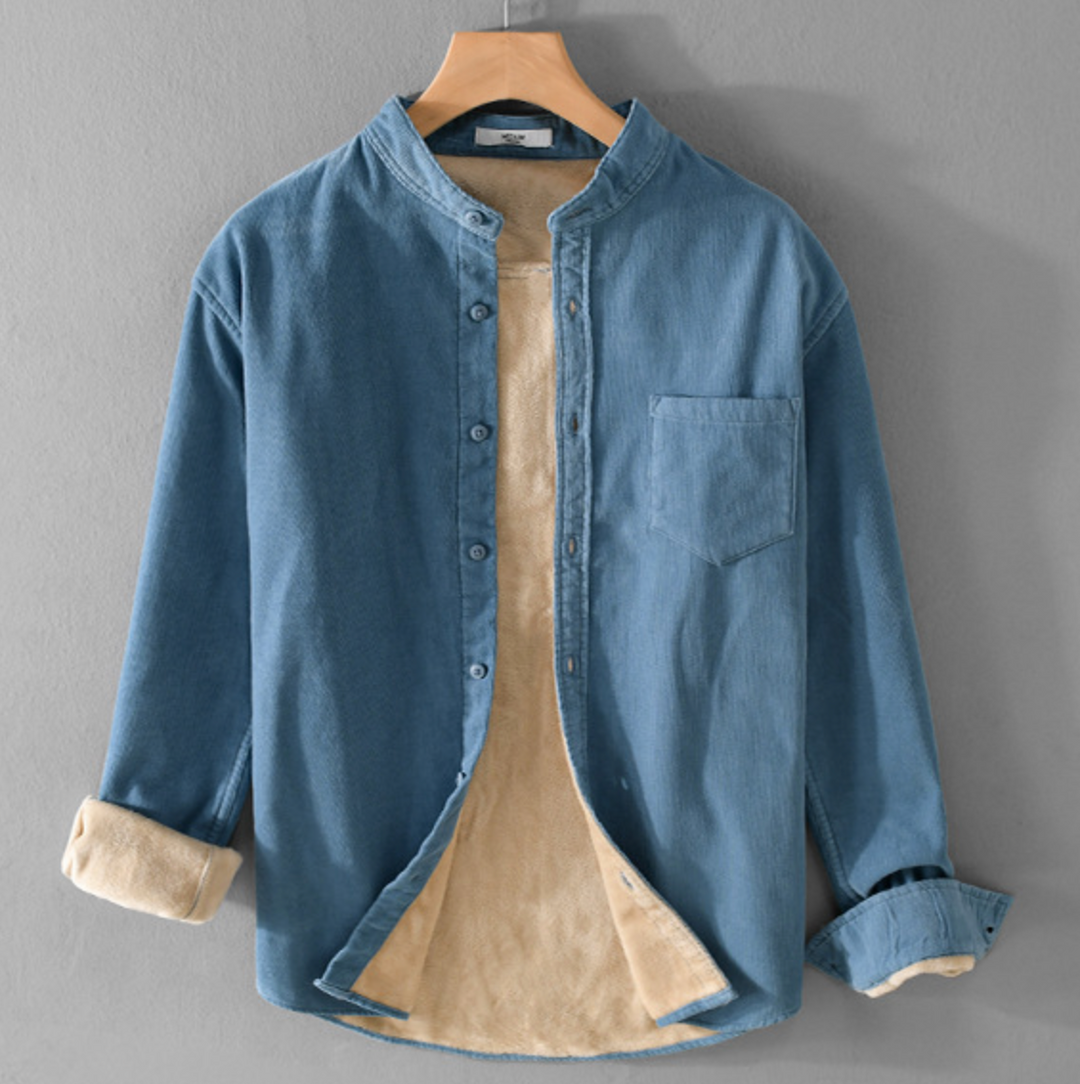 Warm Fleece Textured Shirt